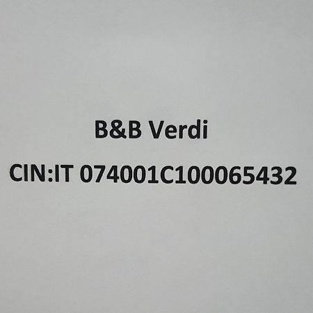 B&B Verdi Бриндизи Экстерьер фото